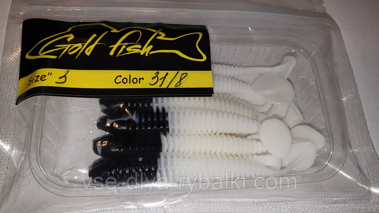 Силікон Ніндзя 3" сьедобный "Gold fish" color 31/8