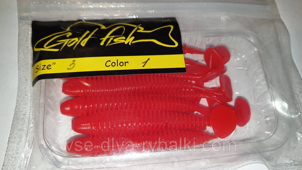 Силікон Ніндзя 3" сьедобный "Gold fish" color 1, фото 1