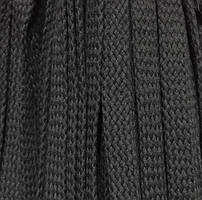 Шнур для одягу без наповнювача х/б 16мм кол чорний (уп 100м) Ф