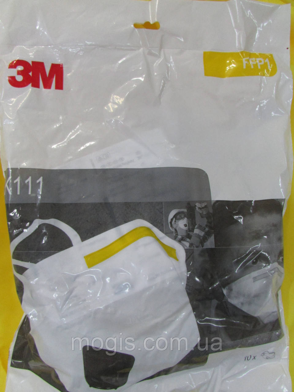 Респираторная маска ЗМ К111 FFP1 с клапаном - фото 1 - id-p1166969188