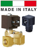 Електромагнітний клапан для води 3/4", НЗ, 90 C, 220 CEME 8615 Італія, нормально закритий непрямої дії