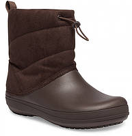 Женские зимние сапоги Crocs Crocband Puff Boot, оригинал (205858)