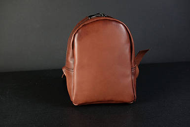 Жіночий шкіряний рюкзак Колібрі, натуральна шкіра італійський Краст колір коричневий