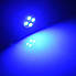 T10 4-SMD LED W5W лампочка автомобільна синій, фото 3