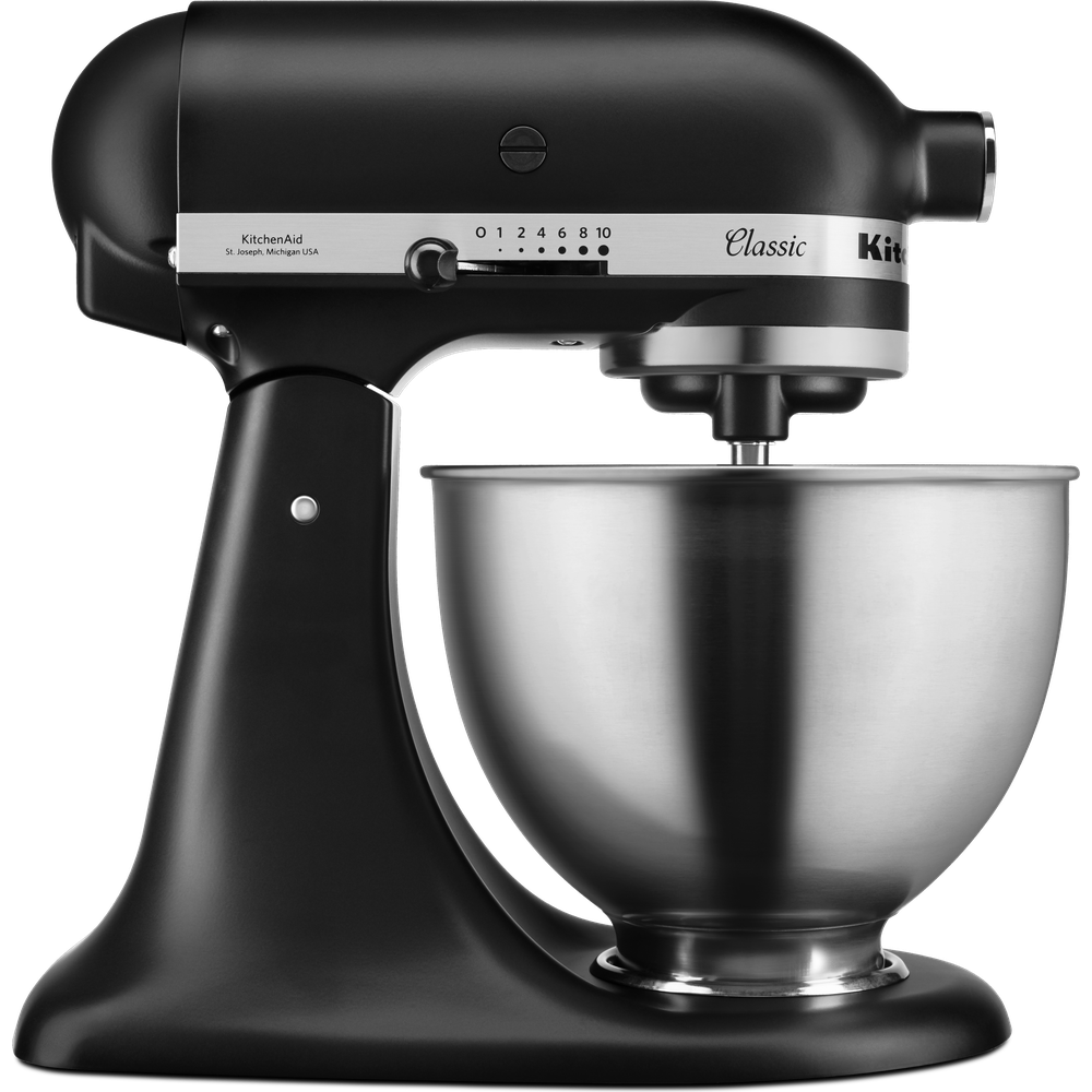 Міксер KitchenAid 4,3 л 5K45SSEBM (чорний матовий)