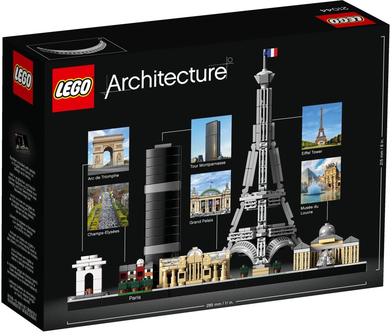 LEGO® 12+ Architecturе Paris [21044] ЛЕГО® Архитектура Париж Франция [21044] - фото 2 - id-p1167075158