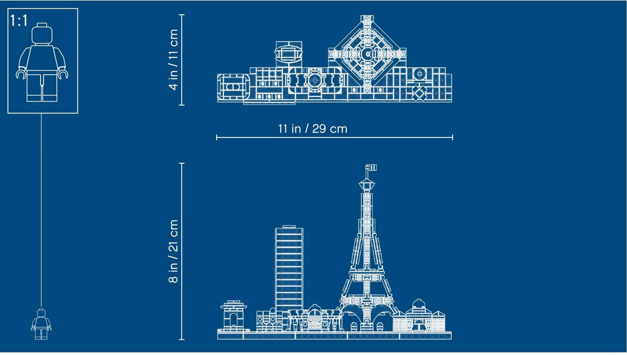LEGO® 12+ Architecturе Paris [21044] ЛЕГО® Архитектура Париж Франция [21044] - фото 8 - id-p1167075158