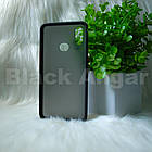 Чохол Samsung A10s "Shadow matte" чорно-червоний (black-red), фото 2