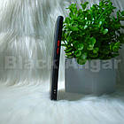 Чохол Samsung A10s "Shadow matte" чорно-червоний (black-red), фото 3