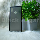 Чохол Samsung A10s "Shadow matte" чорно-червоний (black-red), фото 4