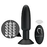 Анальна пробка Pretty Love Beaded For Extra Pleasure з дистанційним керуванням, фото 6