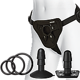 Страпон Doc Johnson Vac-U-Lock - Crystal Jellies Set, фото 4