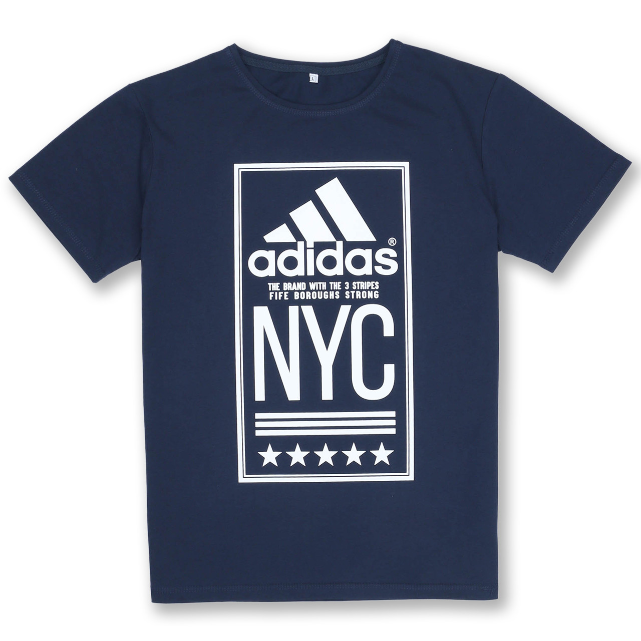 Футболка спортивна т синій ADIDAS з принтом "NYC" DBLU M (Р) 19-900-020, фото 1