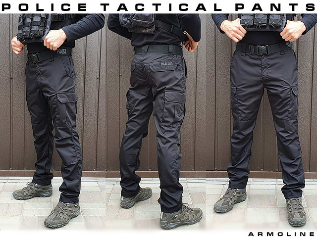 Брюки Тактические "POLICE" Black с Ремнем 5см (Rip-Stop) — в Категории ...