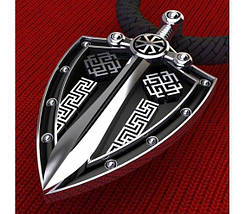 Меч на щиті, коловрат, оберіги, підвіска, амулет, талісман, фото 5