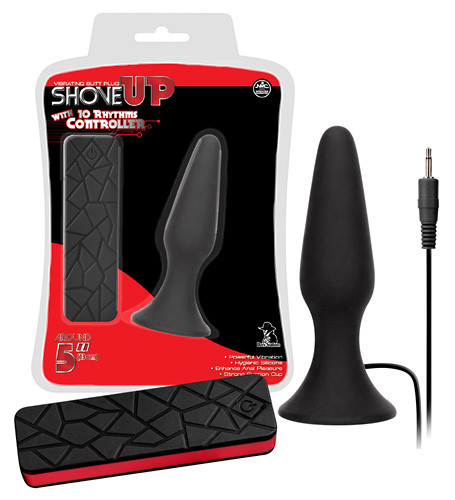 Анальна вібропробка ГРАФІТІ, фото 1