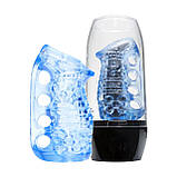 Мастурбатор Fleshlight Fleshskins Grip Blue Ice, фото 5