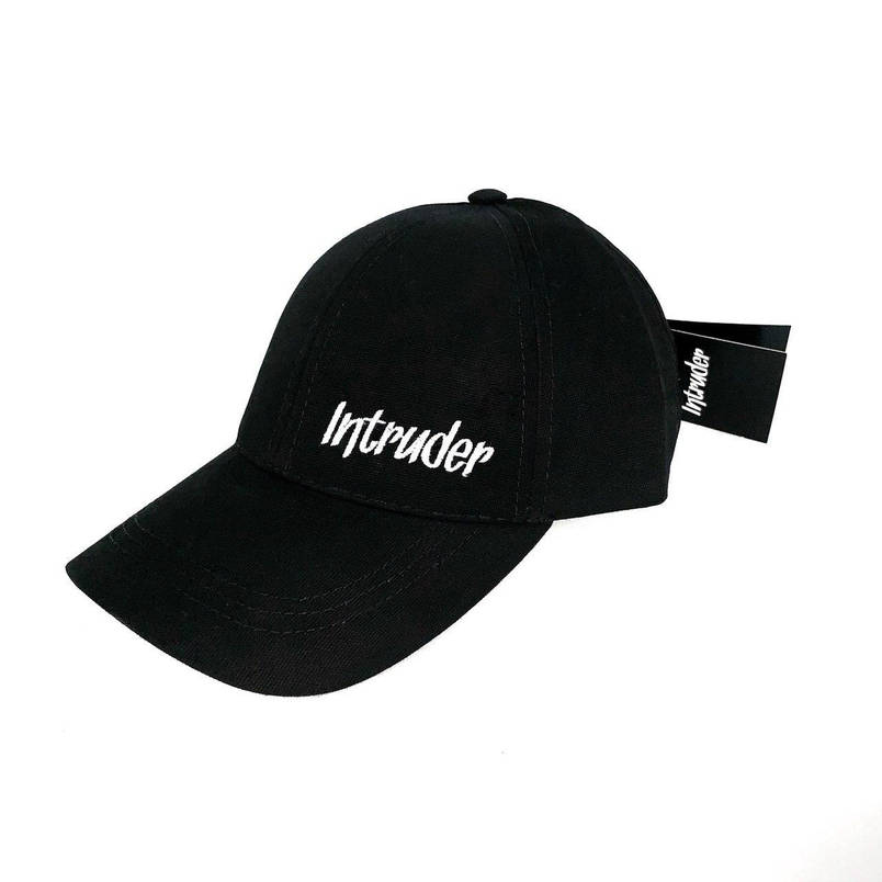 Кепка Intruder чоловіча | жіноча чорна брендовий + Фірмовий подарунок, фото 2