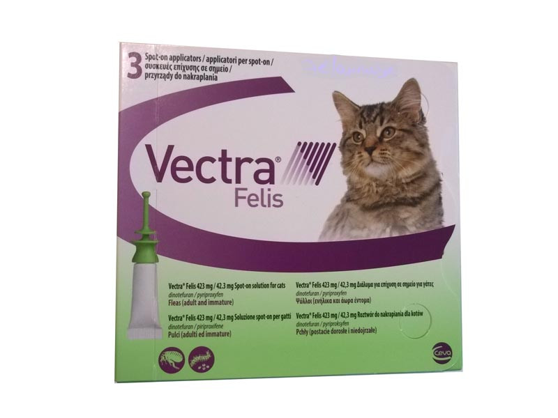 Краплі Vectra Felis (від бліх і кліщів) для котів