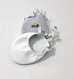 Білі напівчешки шкіряні на резинці Vlad & K, фото 3