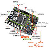 Материнська плата X99 LGA 2011 2xDDR4 USB3.0 NVMe під Xeon v3, v4, фото 4