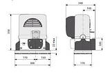 Комплект автоматики BX78 MAXI Kit із зубчастою рейкою, для відкотних воріт, фото 2