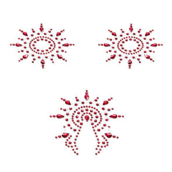 Пестіс Petits Joujoux Gloria set of 3 - Red