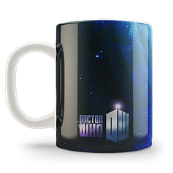 Кружка GeekLand біла Доктор Хто Doctor Who Тардіс DW.02.072