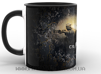 Кружка КС:ГО CS:GO Контр Страйк Art logo чорна