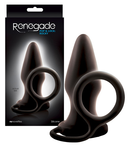 Анальний затор з кільцем, фото 1