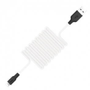 USB кабель Hoco X21 Silicone micro USB Black-White, фото 2