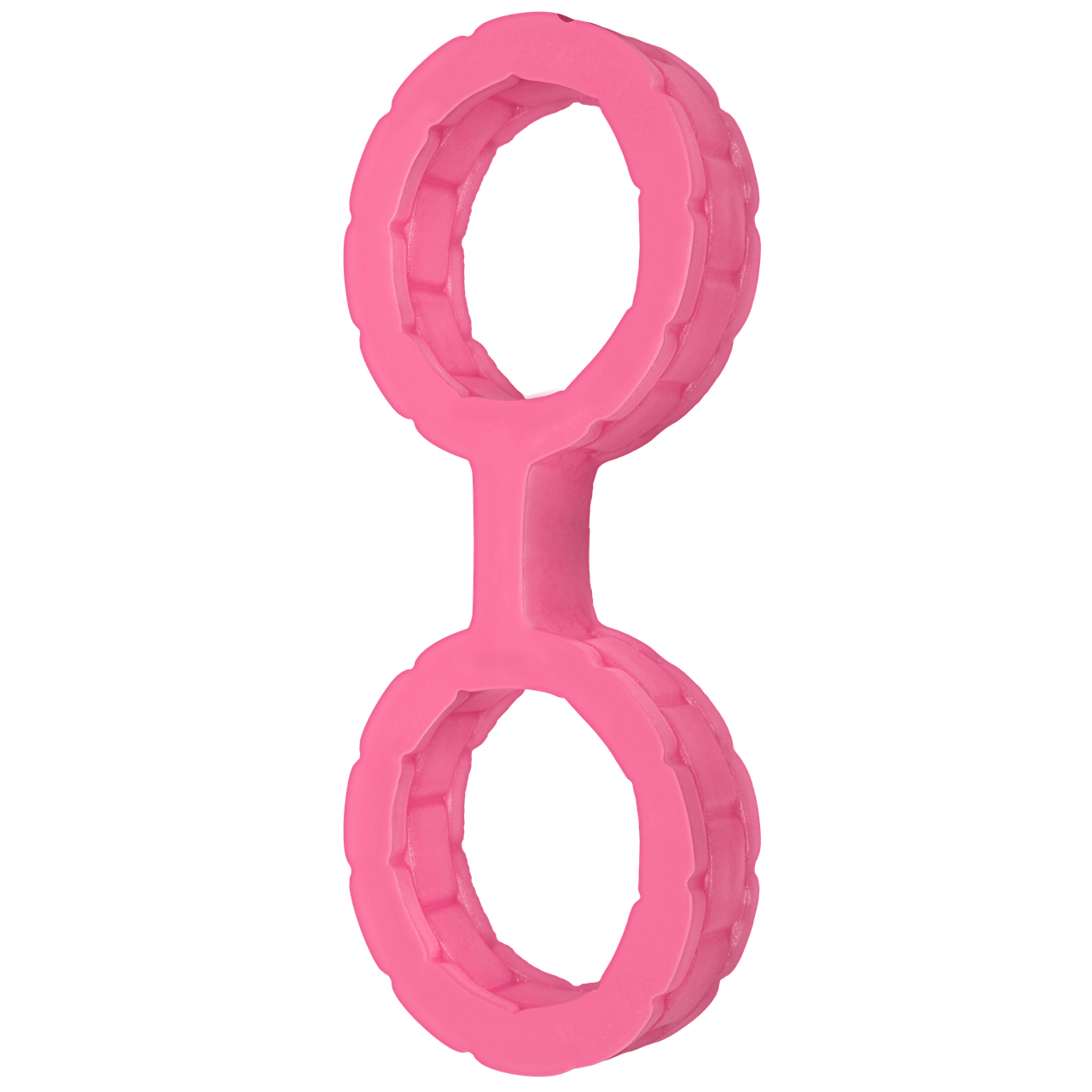 Силіконові рожеві кайданки Doc Johnson The Cuffs Large - Pink