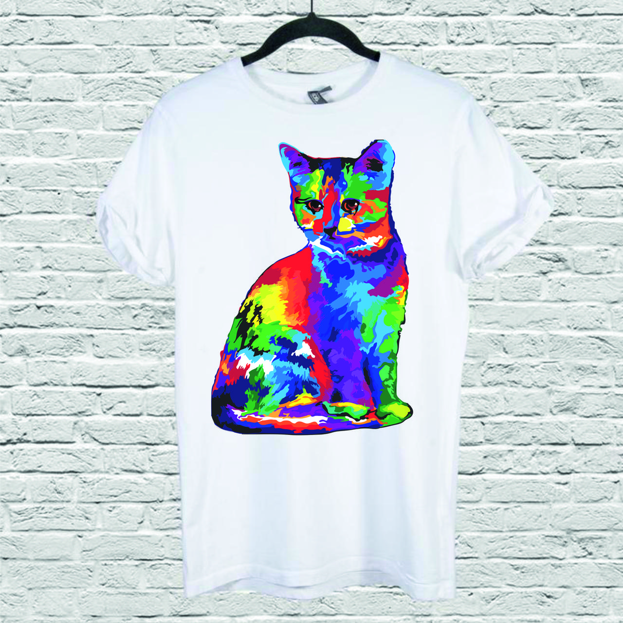 Футболка YOUstyle Cat colour 0157 L White