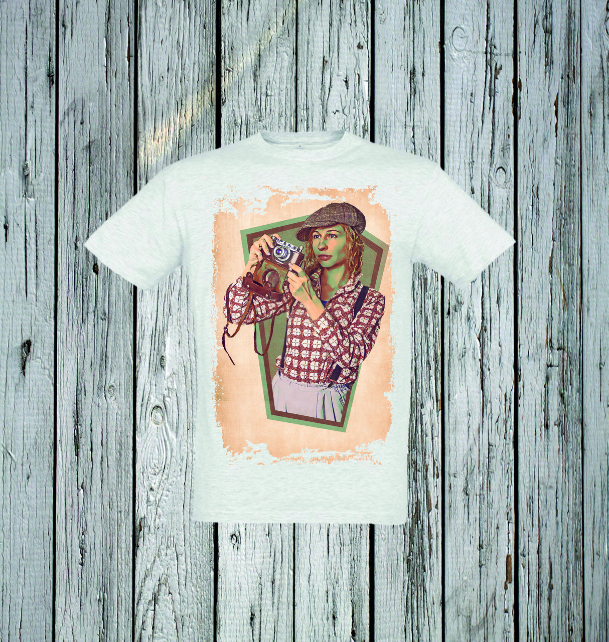 Футболка YOUstyle Photographer 0163 XXL Light Gray