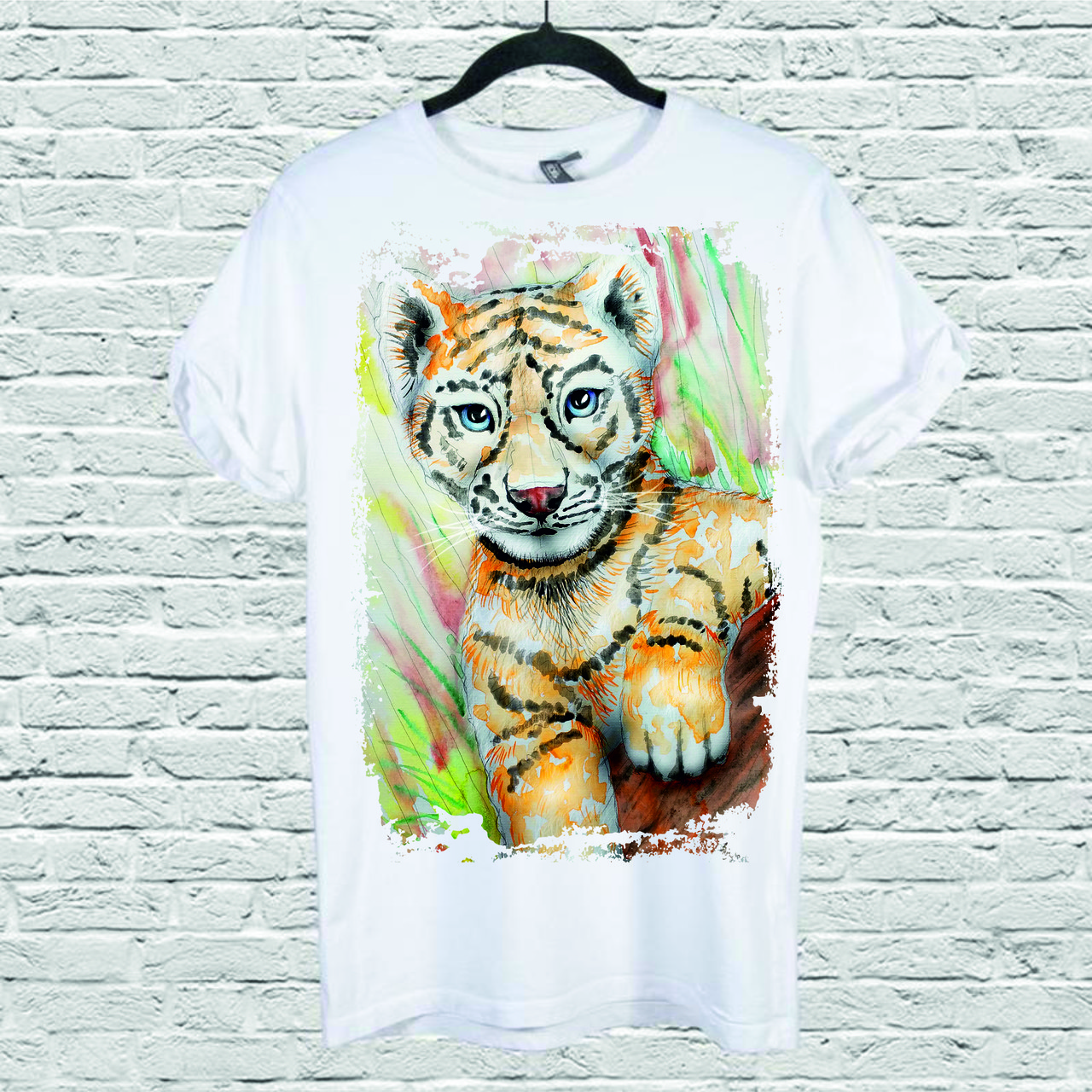 Футболка YOUstyle Tiger 0170 XXL White