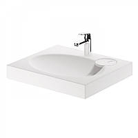 Раковина зі штучного каменю на пральну машину Pa mini 60x50 білий