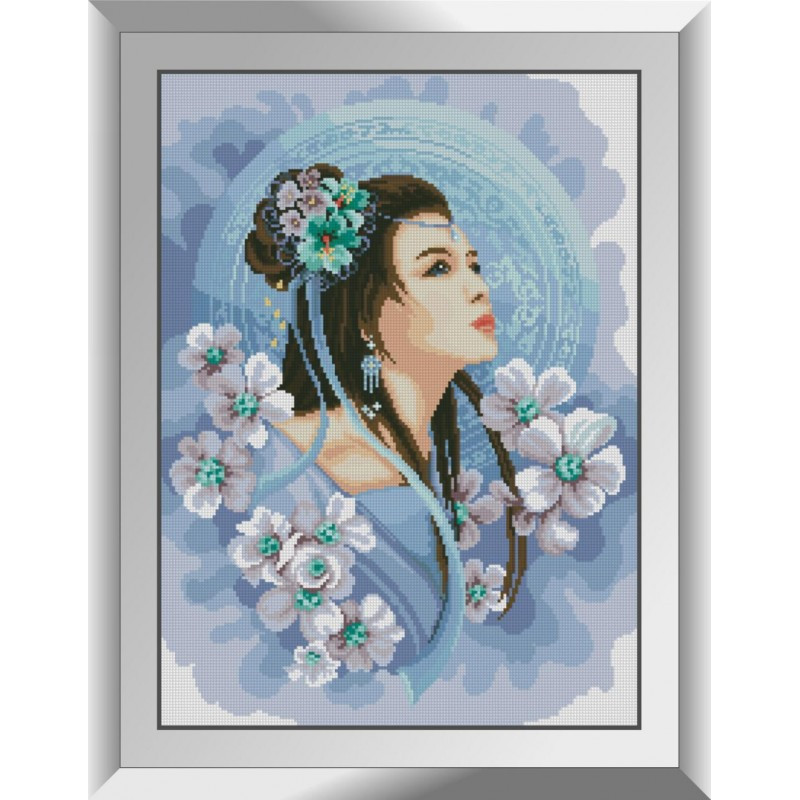 Алмазна тмозаїка Японська краса Dream Art 31526 (41 x 56 см)
