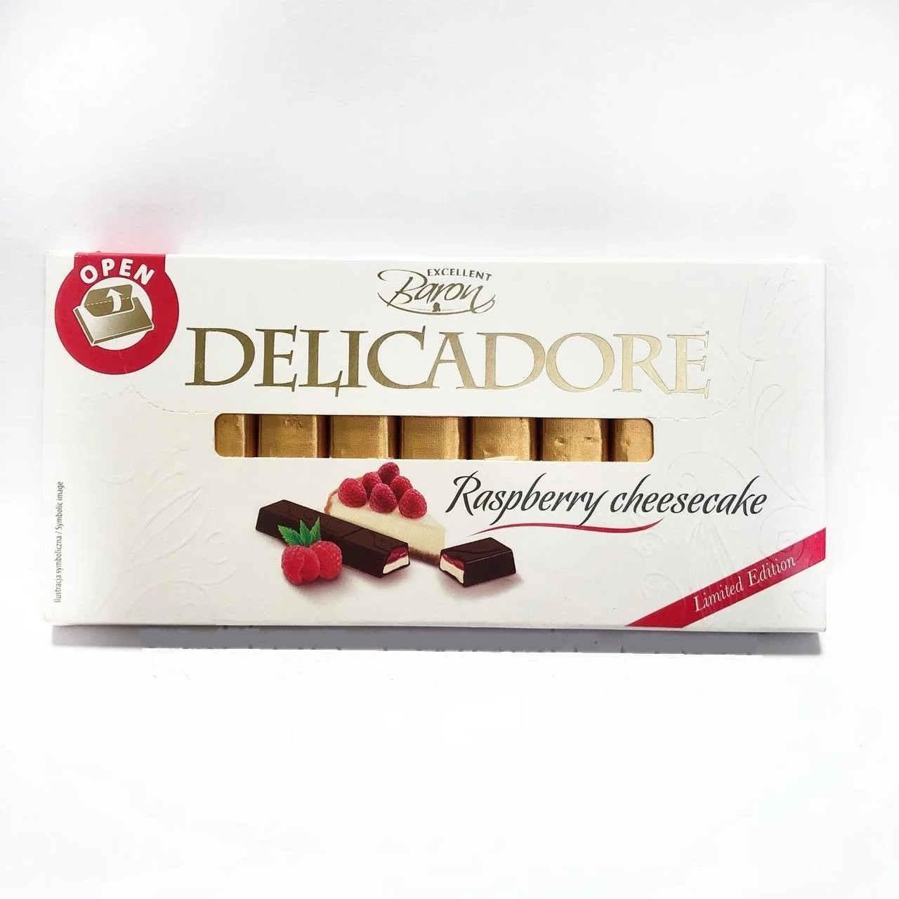 5-шоколад Делікадор малина 200 г.Delicadore