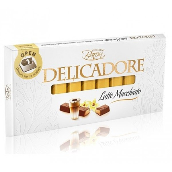 5-шоколад Делікадор лате 200 г. Delicadore
