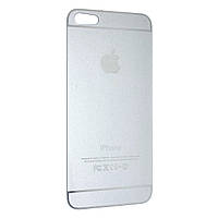 Защитное стекло DK-Case для Apple iPhone 5 / 5S / SE глянец back (grey)