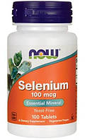 Селен Now foods SELENIUM 100 mcg 100 таблеток