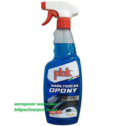 Засіб по догляду за шинами (кондиціонер чернитель) Pneubell PLAK ATAS 750ml., фото 2