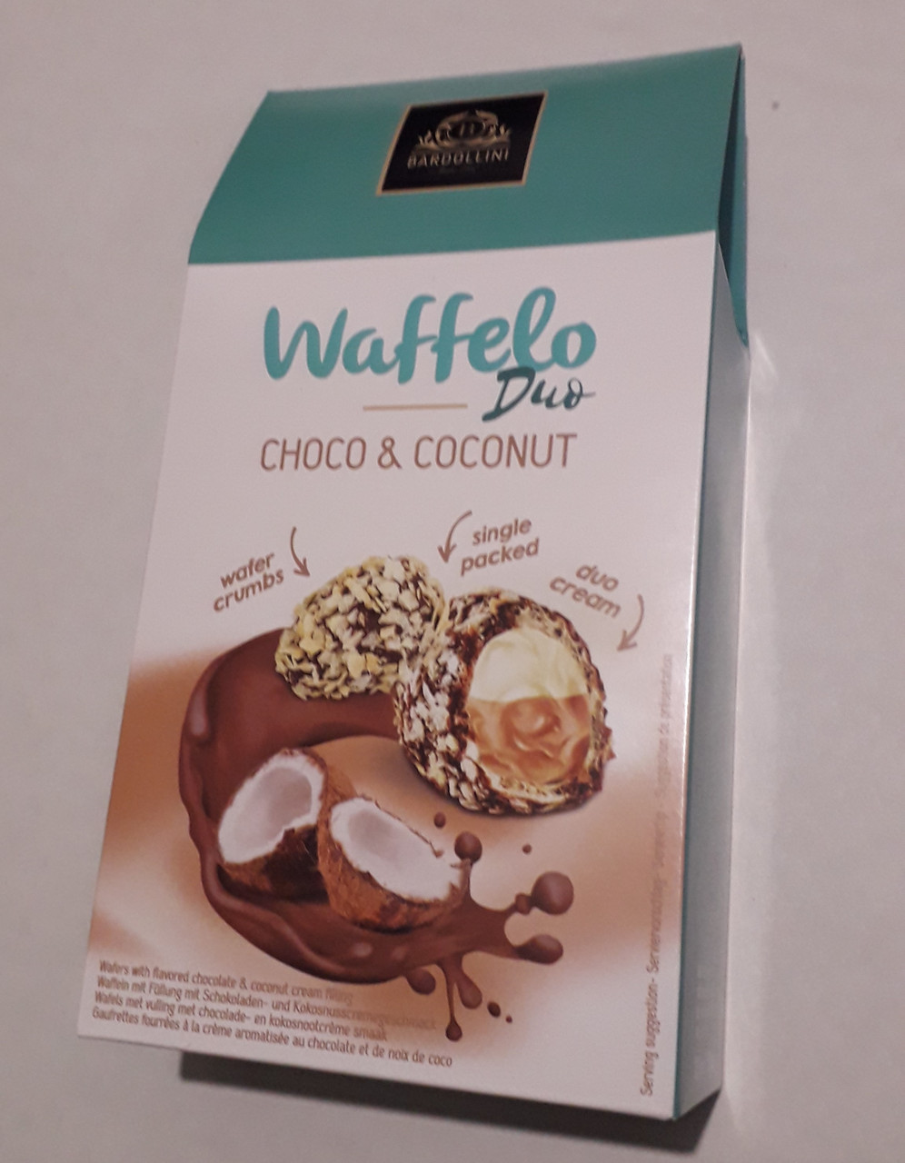 91-конфети Вафело Дуо 123г. шоколад — кокос