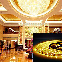 Світлодіодна стрічка OEM ST-12-2835-60-WW-20-V2 тепла біла, негерметична, 1м, фото 2