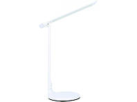 Настольная лампа 10Вт белая + ночник Luxel, с регулировками яркости TL-01W Люксел сенсорная, светильник лед