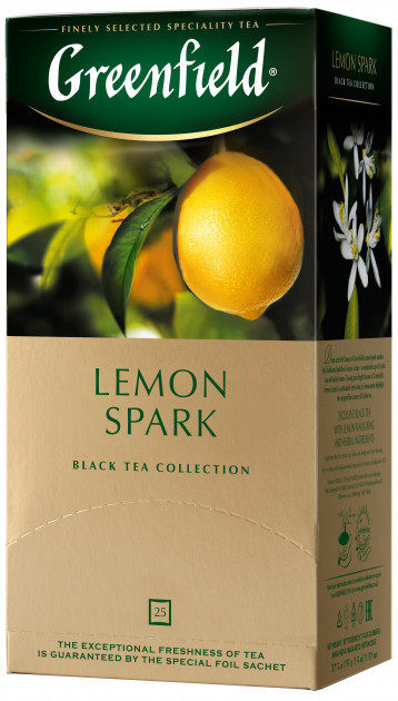 Чай пакетований Greenfield Lemon Spark 25 х 1.5 м