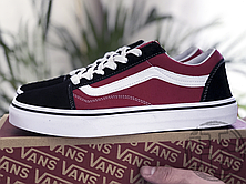 Чоловічі кеди Vans Old Skool 36 DX Black Red White VNA38G2UBS, фото 4