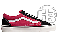 Мужские кеды Vans Old Skool 36 DX Black Red White VNA38G2UBS