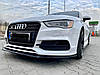 Спліттер Audi A3 8V S-line / S3 8V (12-16) седан елерон тюнінг обвіс (V1), фото 7