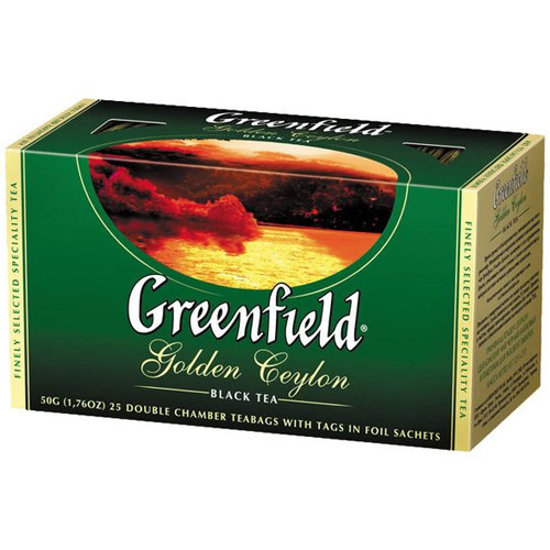 Чорний чай Greenfield Golden Ceylon - Цейлон в пакетиках 25 шт